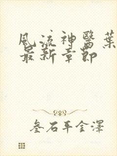 风流神医叶无天最新章节