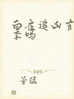 白夜追凶有第二季吗