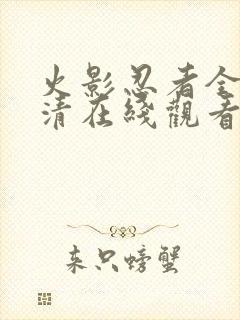 火影忍者全集高清在线观看免费