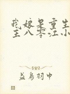 我娘是重生文女主八零江小悠