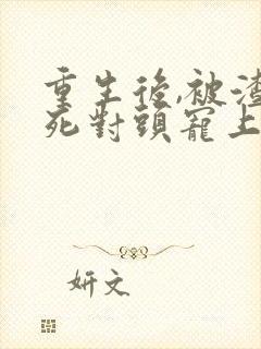 重生后,被渣男死对头宠上天