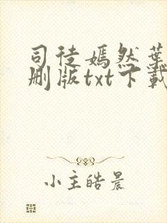 司徒嫣然叶凡未删版txt下载