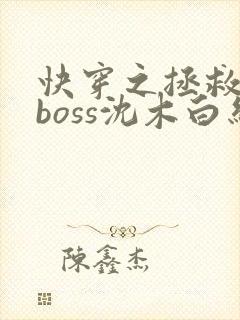 快穿之拯救黑化boss沈木白结局
