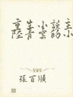 重生小说主角叫陆青云的小说