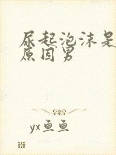 尿起泡沫是什么原因男