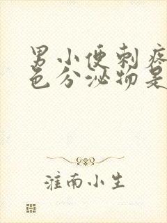 男小便刺疼有白色分泌物是什么