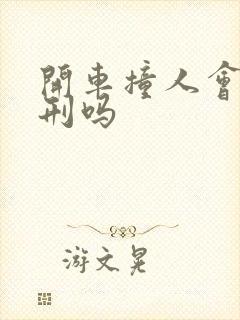 开车撞人会被判刑吗