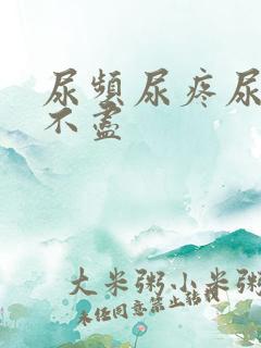 尿频尿疼尿急尿不尽