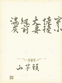 满级大佬穿成炮灰前妻后小说电子版txt