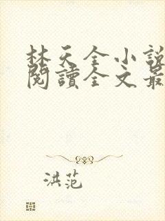 林天全小说免费阅读全文最新章节