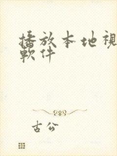 播放本地视频的软件