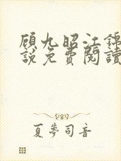 顾九昭江锦禾小说免费阅读最新章节