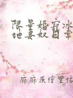 限量婚宠冰山爹地妻奴日常