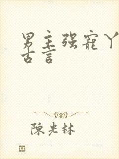 男主强宠丫鬟的古言