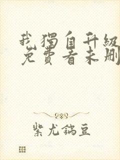 我独自升级漫画免费看未删减