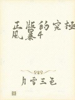 正版的究极忍者风暴4