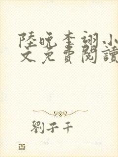 陆晚李翊小说全文免费阅读无弹窗