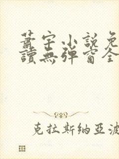 萧宇小说免费阅读无弹窗全文