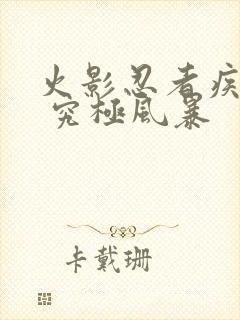 火影忍者疾风传 究极风暴