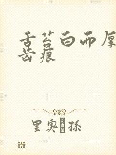 舌苔白而厚腻有齿痕