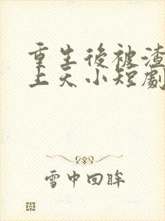 重生后被渣男宠上天小短剧