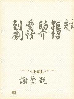 到爱的距离分集剧情介绍