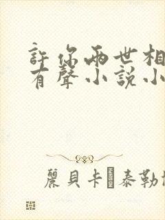 许你两世相顾 有声小说小说