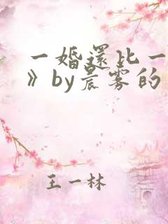 一婚还比一婚高》by晨雾的光