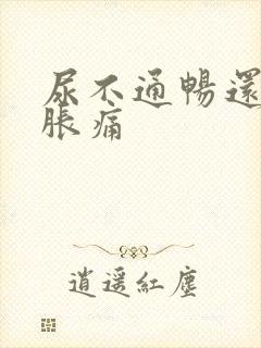 尿不通畅还有点胀痛