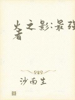 火之影:最强忍者