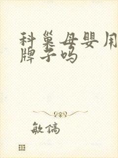 科巢母婴用品是牌子吗