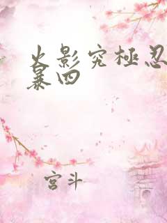 火影究极忍者风暴四