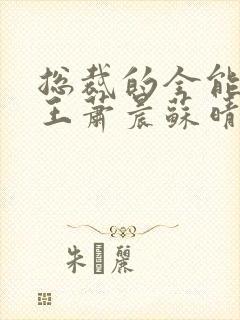 总裁的全能型兵王萧晨苏晴