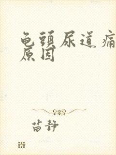 龟头尿道痛什么原因