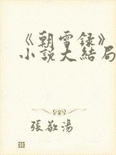 《朝雪录》原著小说大结局