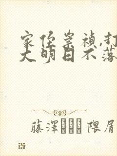 家侄崇祯,打造大明日不落 小说