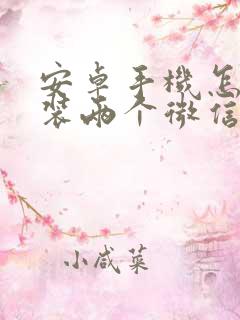 安卓手机怎么安装两个微信