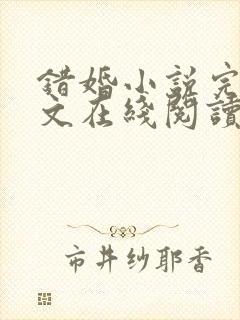 错婚小说完结全文在线阅读