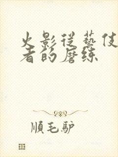 火影从艺伎到忍者的磨练