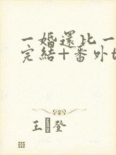 一婚还比一婚高完结+番外txt