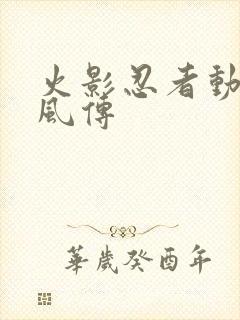 火影忍者动画疾风传