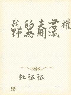 我的夫君权倾朝野无删减