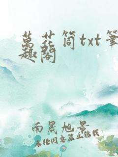 万花筒txt笔趣阁