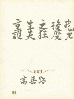 重生之后我成了护夫狂魔免费阅读