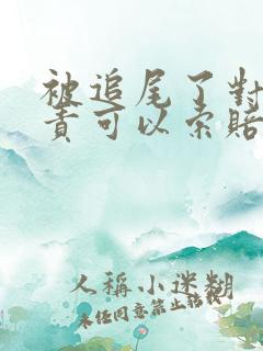 被追尾了对方全责可以索赔哪些费用