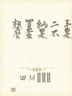 想买辆二手车怎么查是不是事故车