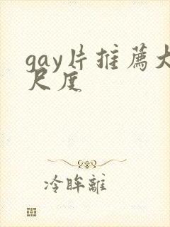 gay片推荐大尺度