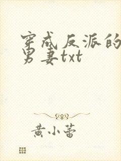 穿成反派的炮灰男妻txt
