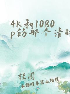 4k和1080p的哪个清晰