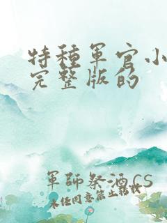 特种军官小小妻完整版的